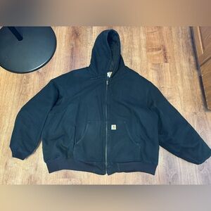 Black carhartt workwear jacket